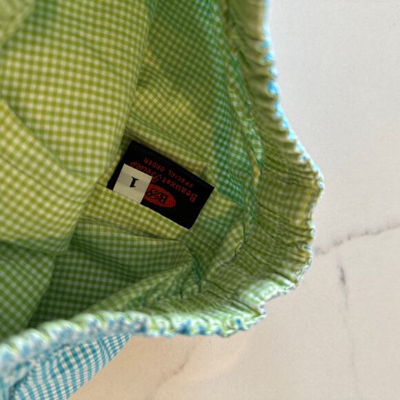 Beauxet Belles Reversible Gingham Cargo Pants - Size 1 - Picture 2 of 7